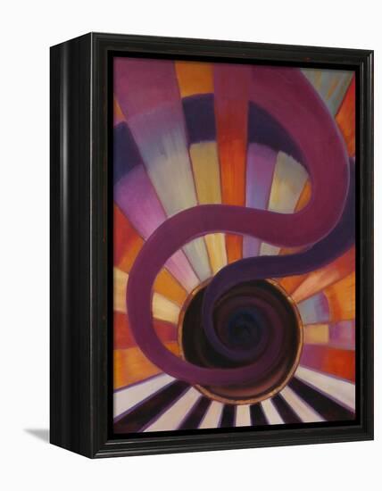 Jazz 2 2012 Abstract, Music-Lee Campbell-Framed Premier Image Canvas