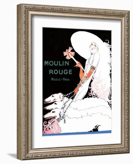 Jazz Age Paris, Moulin Rouge-null-Framed Art Print