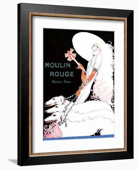 Jazz Age Paris, Moulin Rouge-null-Framed Art Print