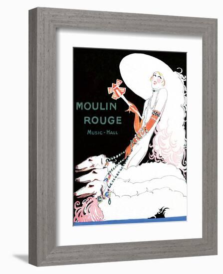 Jazz Age Paris, Moulin Rouge-null-Framed Art Print