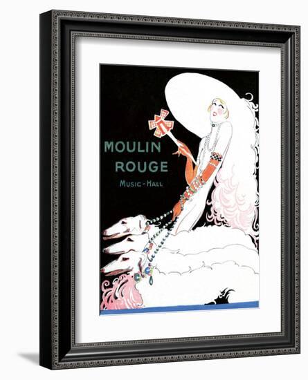 Jazz Age Paris, Moulin Rouge-null-Framed Art Print