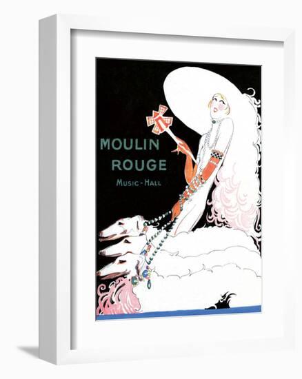 Jazz Age Paris, Moulin Rouge-null-Framed Art Print