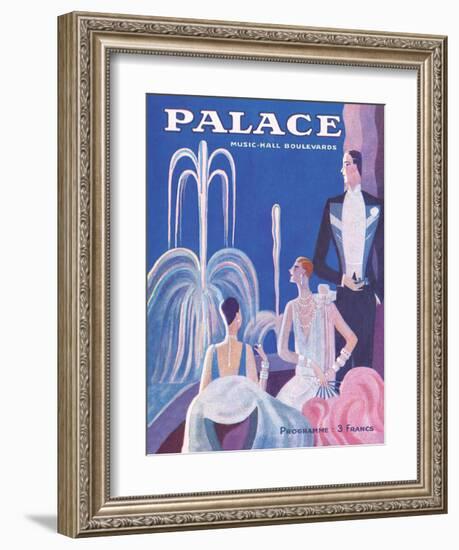 Jazz Age Paris, Palace-null-Framed Art Print