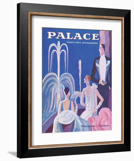 Jazz Age Paris, Palace-null-Framed Art Print