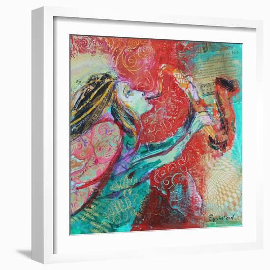 Jazz Angel-Sylvia Paul-Framed Giclee Print