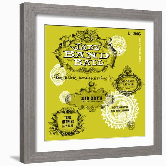 Jazz Band Ball-null-Framed Art Print