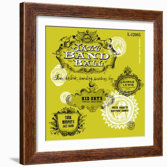 Jazz Band Ball-null-Framed Art Print