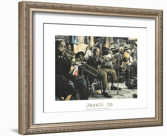 Jazz Band-Gregory Myrick-Framed Art Print