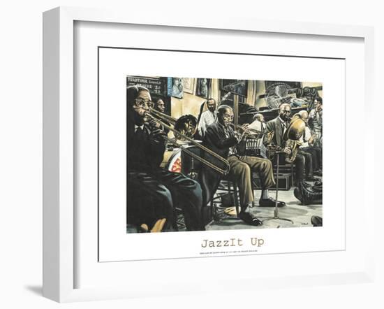 Jazz Band-Gregory Myrick-Framed Art Print