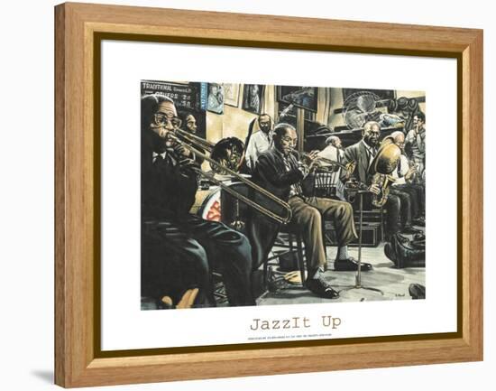 Jazz Band-Gregory Myrick-Framed Stretched Canvas