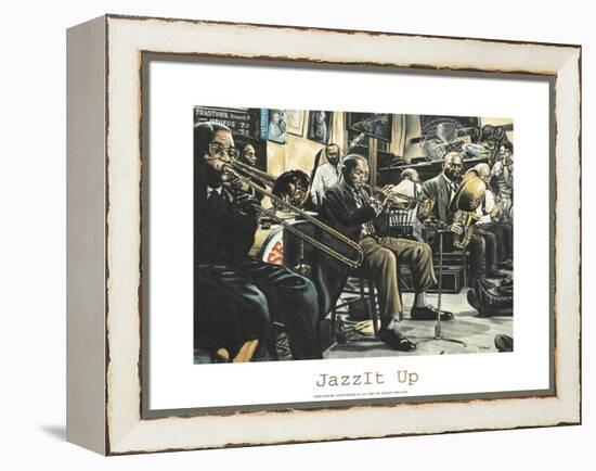 Jazz Band-Gregory Myrick-Framed Stretched Canvas