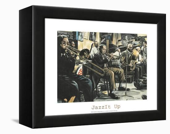 Jazz Band-Gregory Myrick-Framed Stretched Canvas