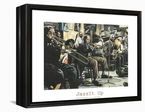 Jazz Band-Gregory Myrick-Framed Stretched Canvas