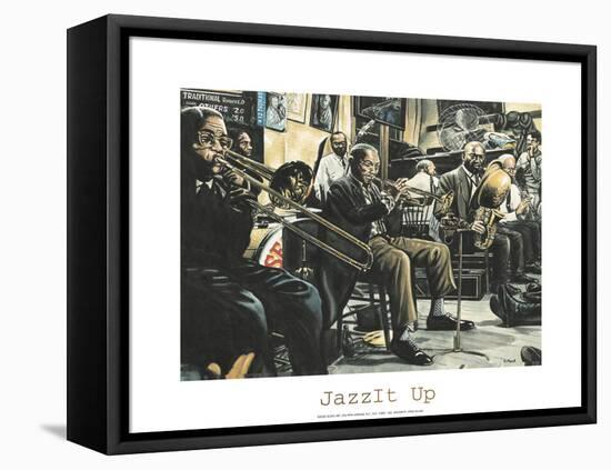 Jazz Band-Gregory Myrick-Framed Stretched Canvas
