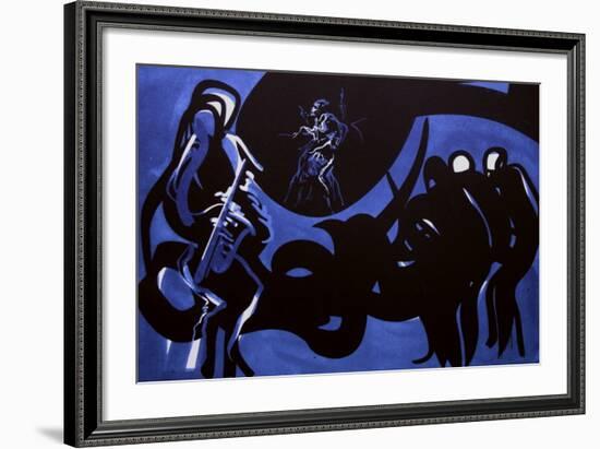 Jazz - Blue note-Raymond Moretti-Framed Limited Edition