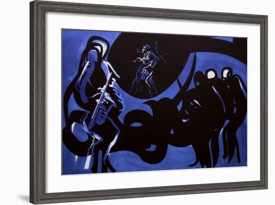 Jazz - Blue note-Raymond Moretti-Framed Limited Edition