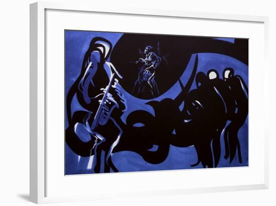 Jazz - Blue note-Raymond Moretti-Framed Limited Edition