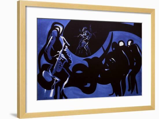 Jazz - Blue note-Raymond Moretti-Framed Limited Edition