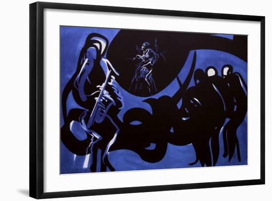 Jazz - Blue note-Raymond Moretti-Framed Limited Edition