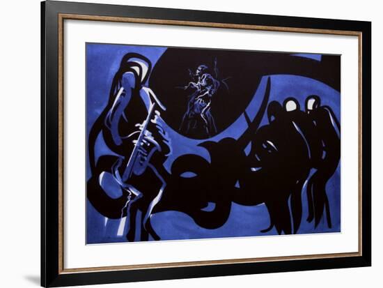 Jazz - Blue note-Raymond Moretti-Framed Limited Edition