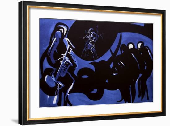 Jazz - Blue note-Raymond Moretti-Framed Limited Edition