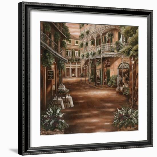 Jazz Cafe-Betsy Brown-Framed Art Print