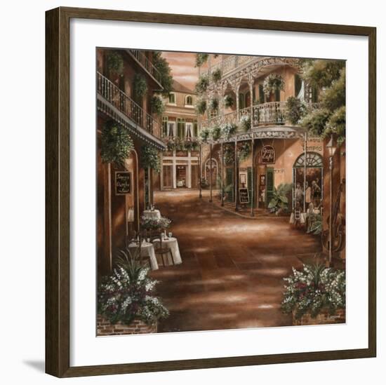 Jazz Cafe-Betsy Brown-Framed Art Print