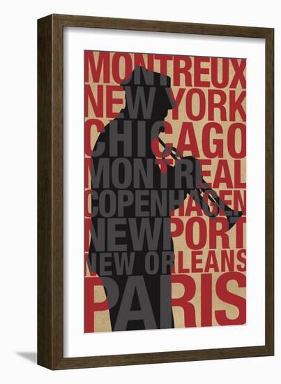 Jazz Cities-null-Framed Art Print