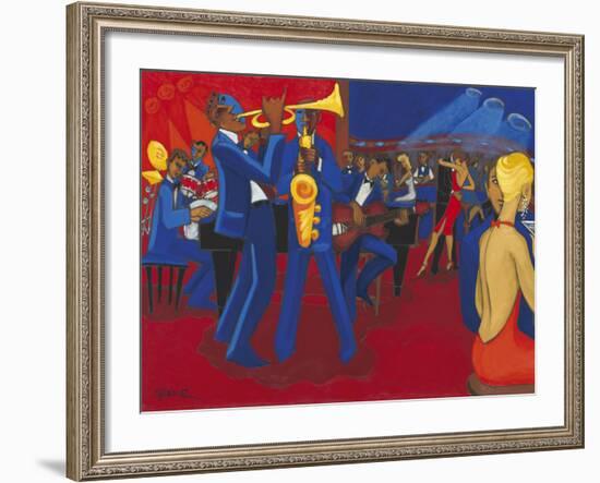 Jazz Club-Marsha Hammel-Framed Giclee Print