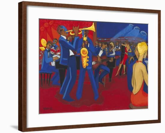 Jazz Club-Marsha Hammel-Framed Giclee Print