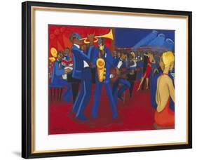 Jazz Club-Marsha Hammel-Framed Giclee Print
