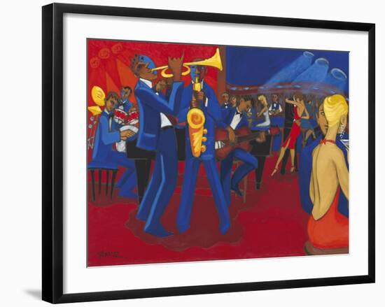 Jazz Club-Marsha Hammel-Framed Giclee Print