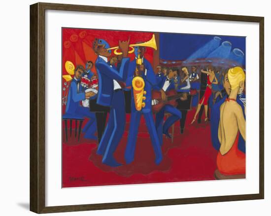 Jazz Club-Marsha Hammel-Framed Giclee Print