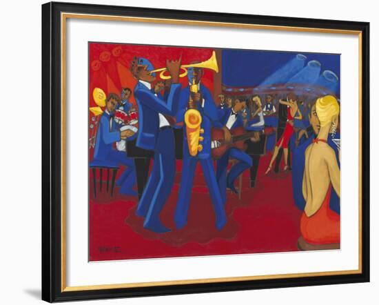 Jazz Club-Marsha Hammel-Framed Giclee Print