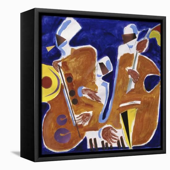 Jazz Collage I-Gil Mayers-Framed Premier Image Canvas