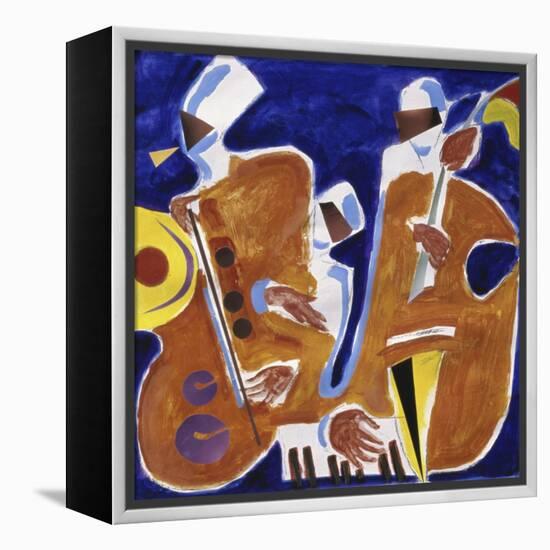 Jazz Collage I-Gil Mayers-Framed Premier Image Canvas