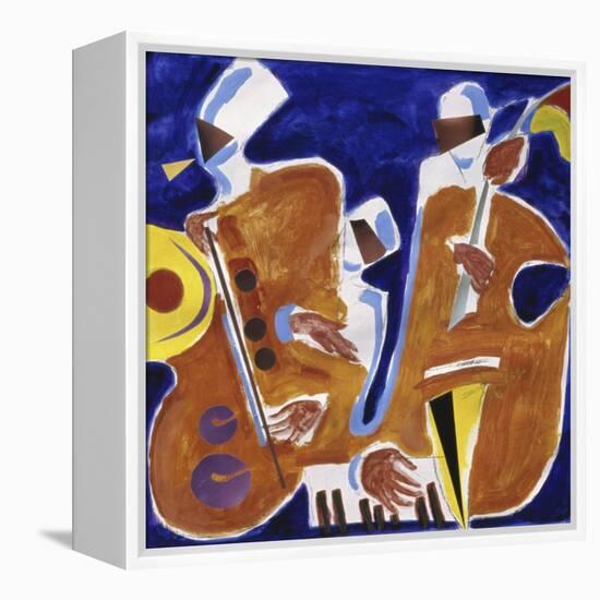 Jazz Collage I-Gil Mayers-Framed Premier Image Canvas