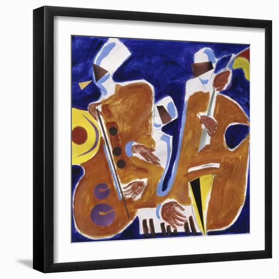 Jazz Collage I-Gil Mayers-Framed Giclee Print