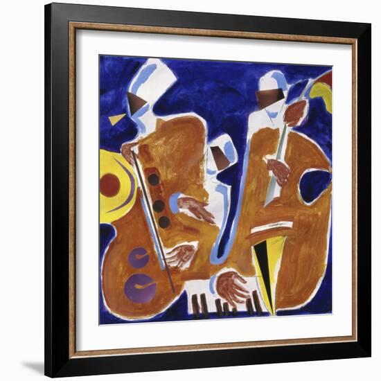 Jazz Collage I-Gil Mayers-Framed Giclee Print