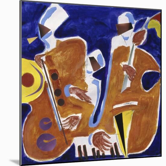 Jazz Collage I-Gil Mayers-Mounted Giclee Print