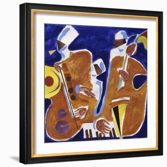 Jazz Collage I-Gil Mayers-Framed Giclee Print