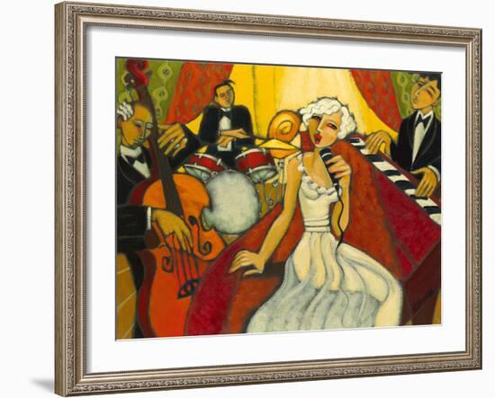 Jazz Diva Blanche-Marsha Hammel-Framed Giclee Print