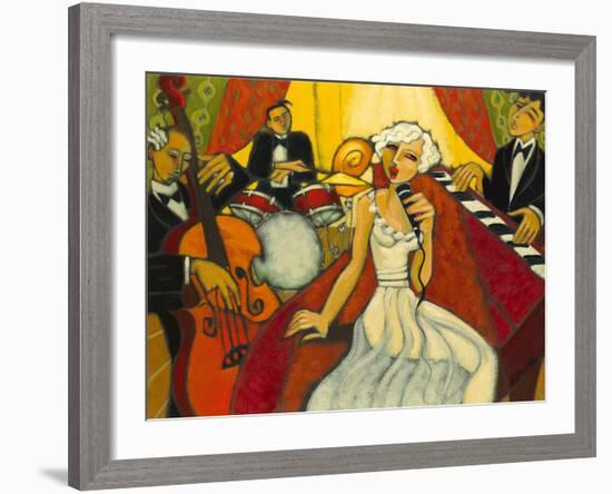 Jazz Diva Blanche-Marsha Hammel-Framed Giclee Print