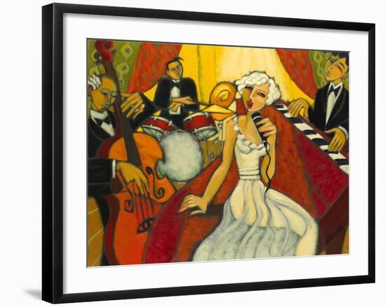 Jazz Diva Blanche-Marsha Hammel-Framed Giclee Print