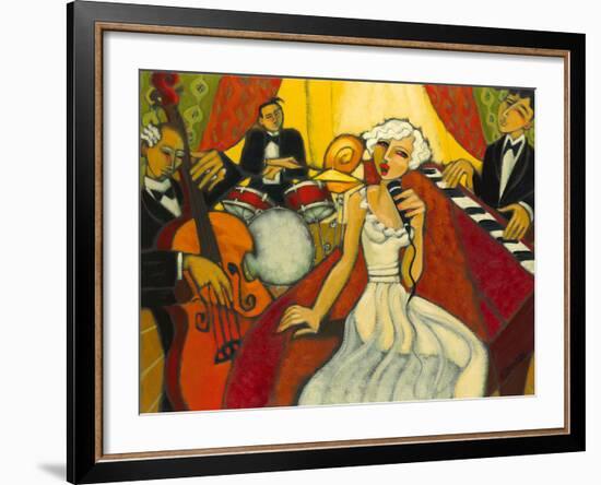 Jazz Diva Blanche-Marsha Hammel-Framed Giclee Print