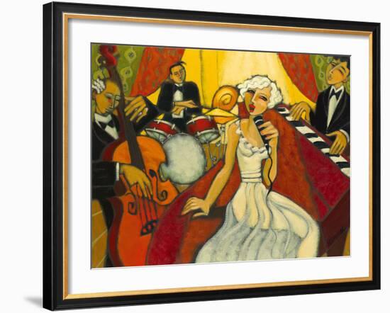 Jazz Diva Blanche-Marsha Hammel-Framed Giclee Print