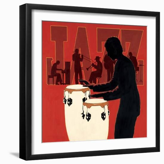 Jazz Ensemble-Marco Fabiano-Framed Art Print