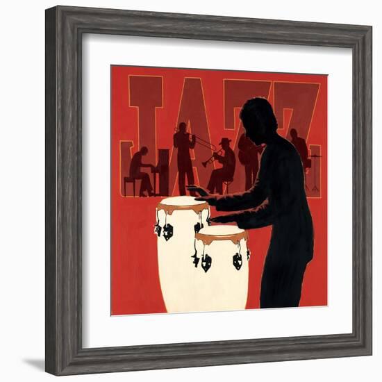 Jazz Ensemble-Marco Fabiano-Framed Art Print