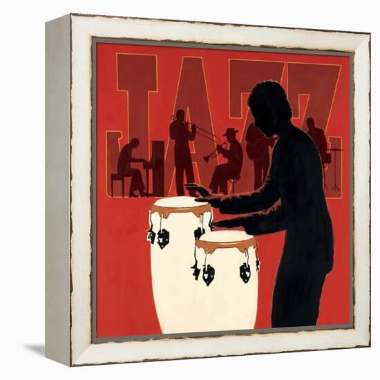 Jazz Ensemble-Marco Fabiano-Framed Stretched Canvas