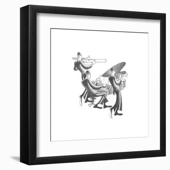 Jazz Evening-Roger Vilar-Framed Art Print